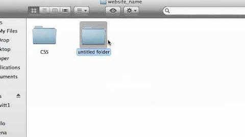 HTML Website Folder Structure