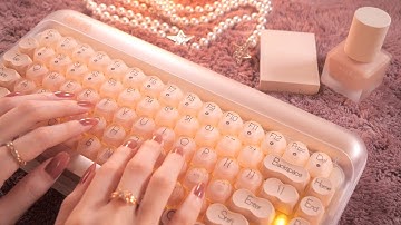 ASMR Keyboard Typing for Deep Relaxation (No Talking)|2h