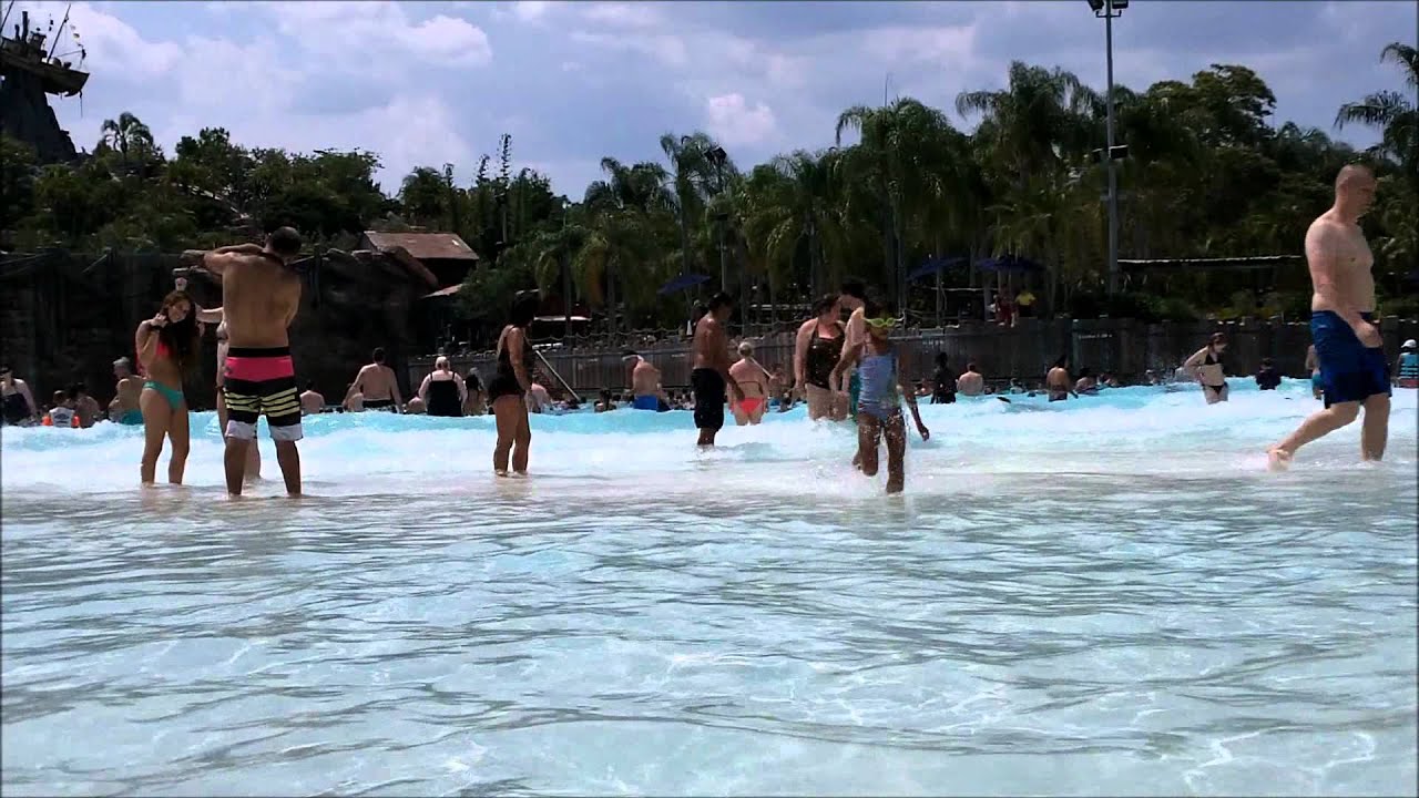 Typhoon Lagoon Wave Pool [My Disney HD Views - 1080p] - YouTube