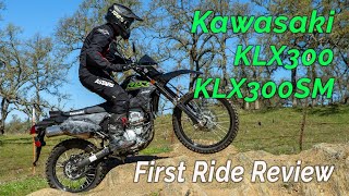 2021 Kawasaki KLX300 and KLX300SM First Ride Review