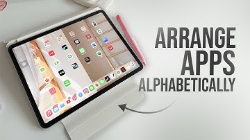 How to Arrange Apps Alphabetically on iPad (tutorial)