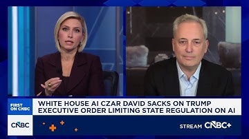 White House AI Czar David Sacks talk Pres. Trump