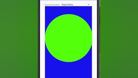 android canvas and paint common function example