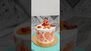 Cake Decoration with print design ️ #viral #shortvideo #youtubeshorts #shorts #short #trending