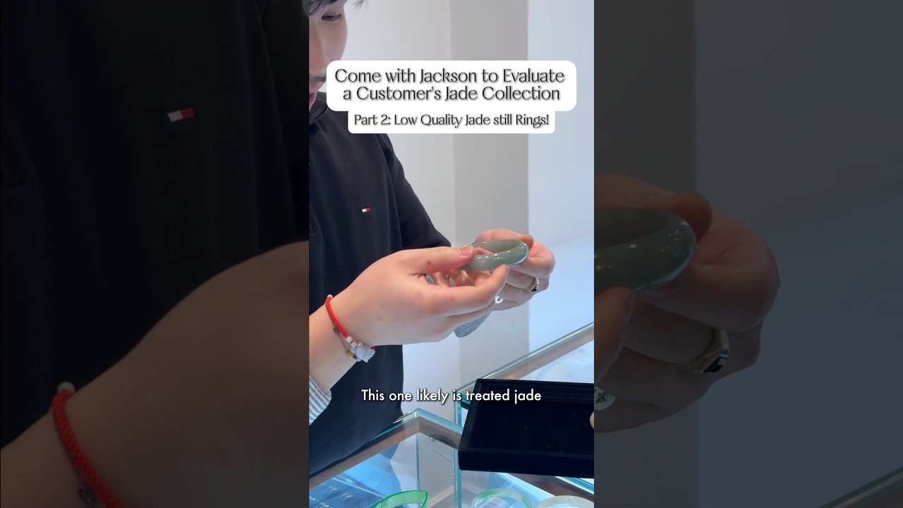 Оценка коллекции нефрита клиента. Часть 2: Кольца из нефрита низкого качества!