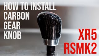 Focus XR5 Turbo RS mk2 Carbon Fiber Gear Knob Install. Step by step by OEM Denied Performance