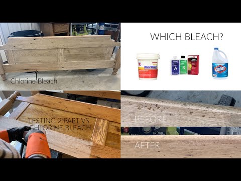Lighten Wood with Bleach and How to Select the Right Type