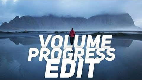 Volume progress bar editing in kinemaster by haneesh photorial