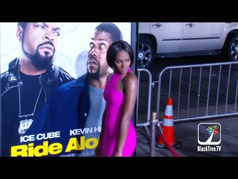 Actress Tika Sumpter Hits Red Carpet For RIDE ALONG Premier