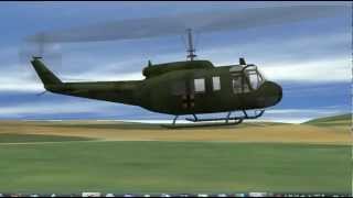 FMS フライトシュミレーター UH-1D グリーンフィールド.flv