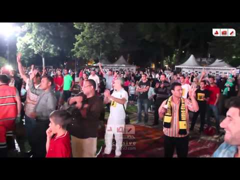 الشباب يشعل اعتصام رابعة الإرداة بتركيا بأغنية شمس الحرية