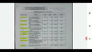 Book list for the paramedical student | DMLT/BMLT/DRD/DPT/DOTT/DCCT/DOPT/DNEP/ECG