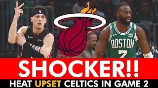 Miami Heat UPSET Boston Celtics! Heat Winning The Series? Heat vs. Celtics Game 2 Stats \& Reaction
