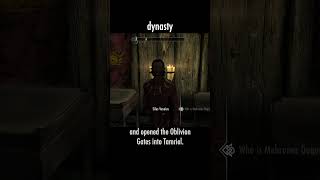 dynasty — The Elder Scrolls V: Skyrim dialogue scene