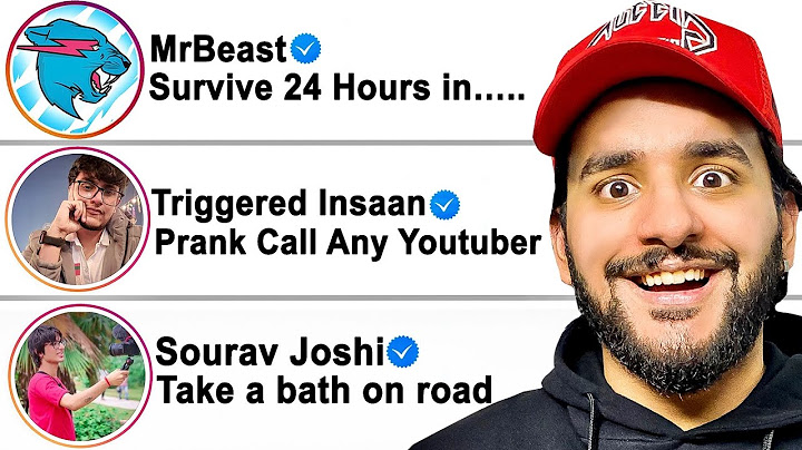 Big YOUTUBER’s Gave me DARE !! *@MrBeast Challenged me*