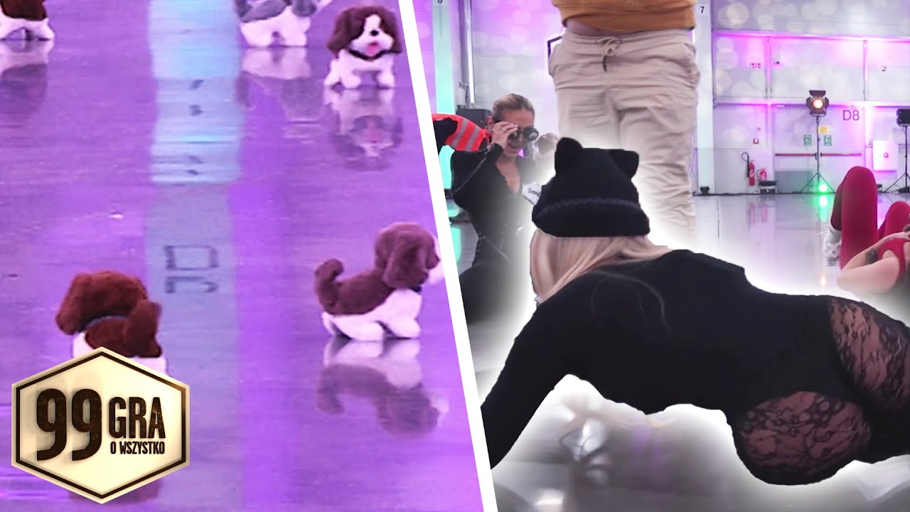 Na czworaka, w śmiesznych okularach, wyrywają sobie pieski 🐶🐶🐶 | 99 - Gra o wszystko. VIP