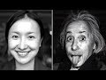 Chinese makeup master transforms herself into Einstein