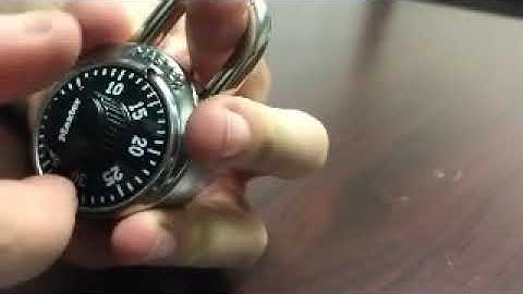 Open Masterlock in 3 Easy Steps with no Combination!  Easiest method on YouTube!