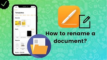 How to rename a document on Pages?