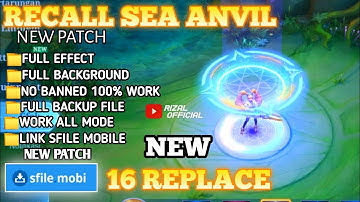 Script Recall Tas tas - Sea Anvil No Password | Full Effect Voice | Patch Terbaru