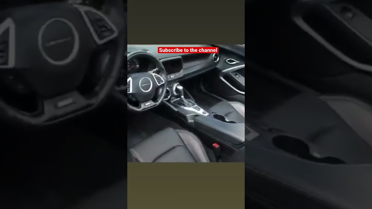 BEAUTIFUL Camaro SS interior