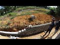 Proses Bina Rumah (Episod 4) - Bina Tembok (Retaining Wall) Keliling Rumah