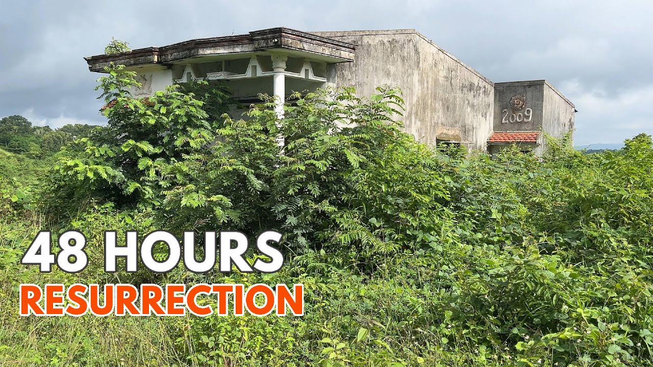 48 часов без сна — история возрождения дома, заброшенного более 15 лет назад