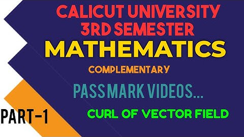 mathematics/pass mark/part-1/3rd semester/Calicut University