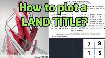 Plotting Land Title Using AutoCad with GE-Survey
