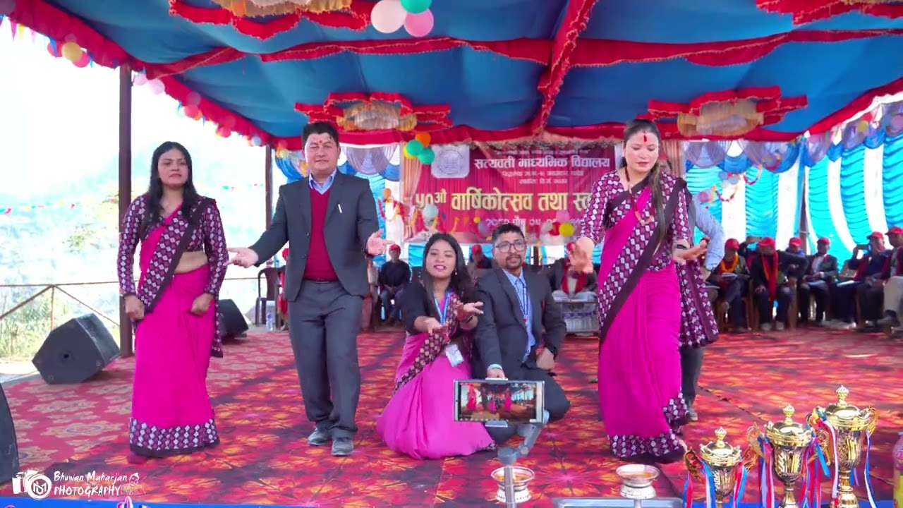 yo nepali sir uchali Teacher's dance