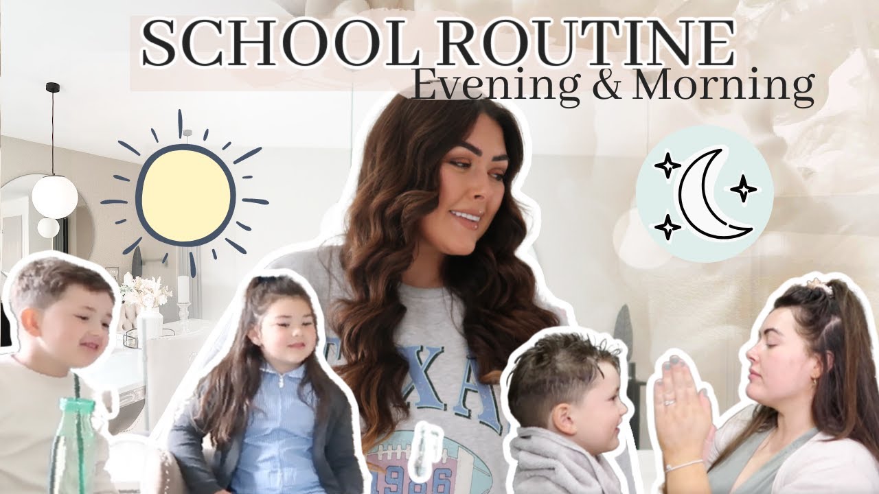 FULL SCHOOL EVENING & MORNING ROUTINE MUM OF 2 | ad