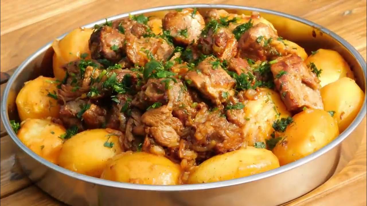 картошка с мясом на костре. говядина с овощами в казане. мясо с картошкой и овощами в казане. блюда в казане оджахури. дымлама узбекская.