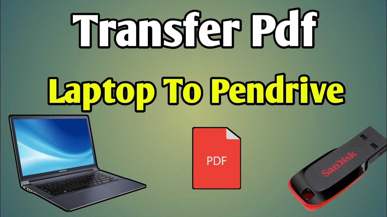 how to transfer presentation from laptop to pendrive