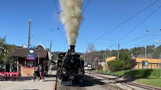 1913 Steam Train in Blonay, Switzerland.