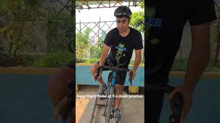 How to Ride On a Roller | Tips To Ride On a Cycle Roller #pedalpaltan #cycling #shorts
