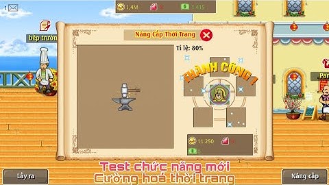 HTTH: Trải Nghiệm Chức Năng Mới Cường Hoá Thời Trang