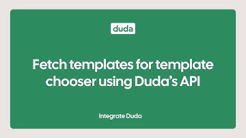 Fetch all templates via Duda API