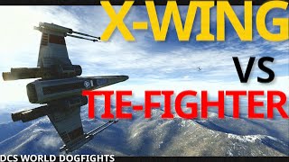 X-Wing vs. TIE-Fighter dogfight | DCS