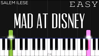 Salem ilese - Mad at Disney | EASY Piano Tutorial