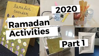 Ramadan Activities| DIY| Part 1