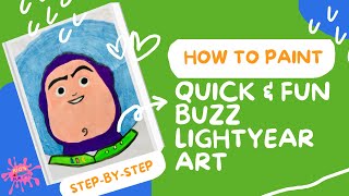 How To Paint Quick & Fun BUZZ Art