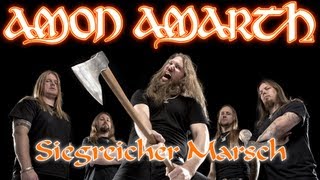 Amon Amarth - Siegreicher Marsch [Lyrics with translation] chords