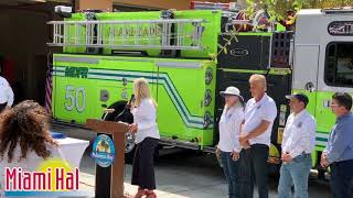 Palmetto Bay Engine 50 Push-In Ceremony