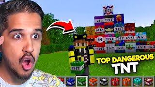 Minecraft But TNT are Very Dangerous