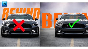 Place Text Behind An Object in Photoshop I #photoshoptutorial I @satishkgraphics