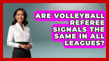 Are Volleyball Referee Signals The Same In All Leagues? - The Volleyball Hub