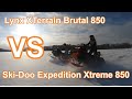 Какой снегоход быстрей ( Lynx Brutal или Expedition Xtreme)