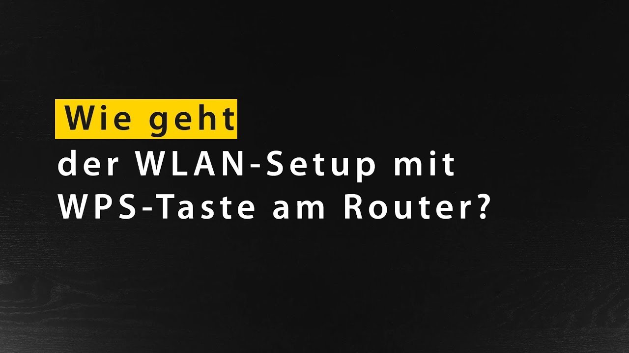 DesignNCut Setup mit WPS Taste am Router YouTube DesignNCut Setup mit WPS Taste am Router YouTube