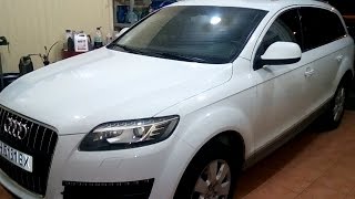 Audi Q7 3.0 TDI 2011 года Замена масла и воздушного фильтра Audi Q7 3.0 TDI 2011 года Замена масла и воздушного фильтра