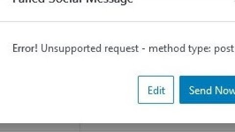 Fix unsupported request - method type post messenger problem | 100 unsupported request method type